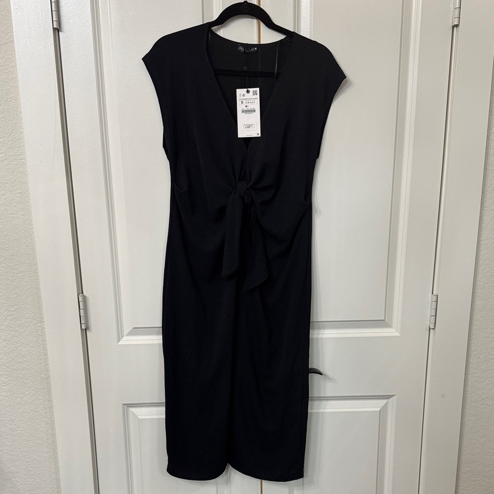 Zara Black Midi Dress